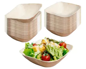 100% Compostable Square Biodegradable Eco-Friendly Disposable Palm Leaf Bowls